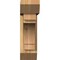 Ekena Millwork Merced Slat Rough Sawn Bracket w/ Offset Brace, Western Red Cedar, 6"W x 20"D x 20"H BKT0604X20X20MRC06RWR - alternate 3